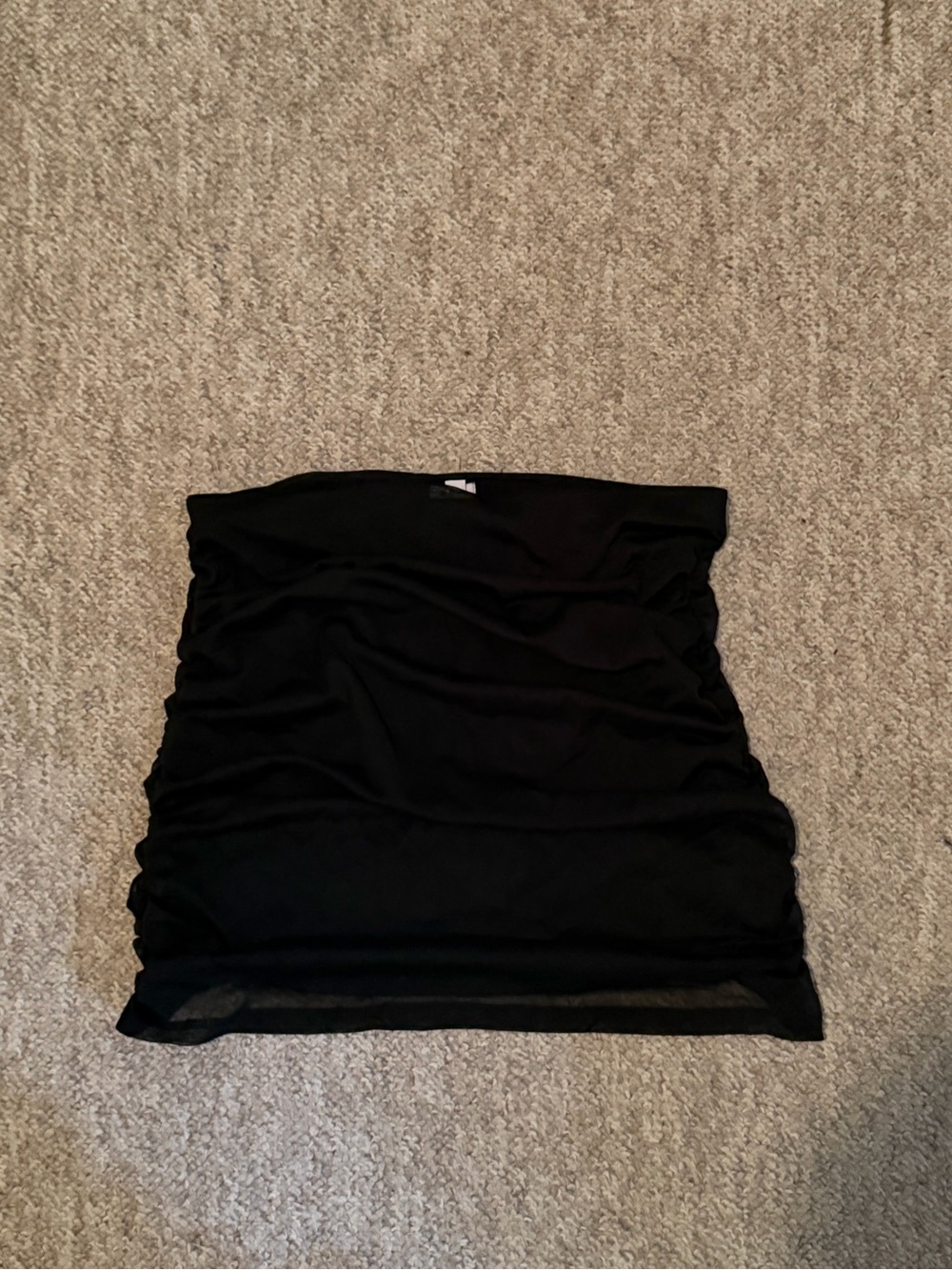 Garage Black Women's Ruched Tube Skirt